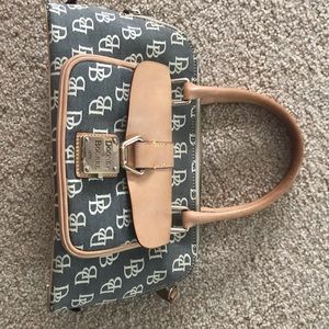 Vintage Dooney & Bourke blue logo purse